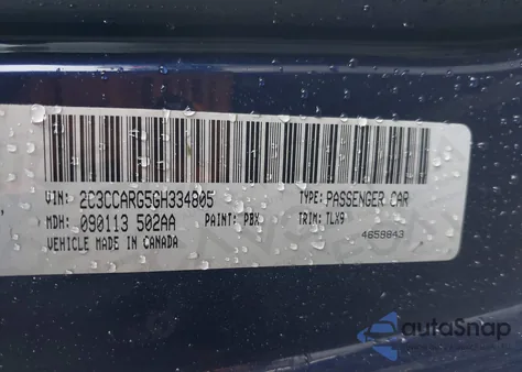 2016 Chrysler 300 Limited from USA, damaged, VIN 2C3CCARG5GH334805